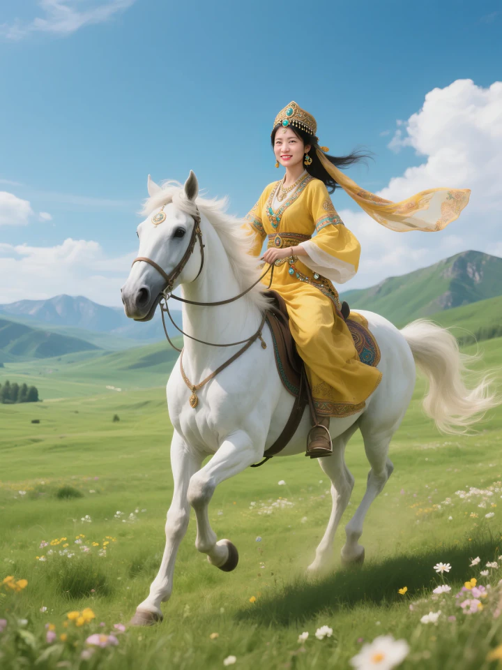 Aifaceu prayer pose portrait featuring intricate headdress and respectful aesthetic.