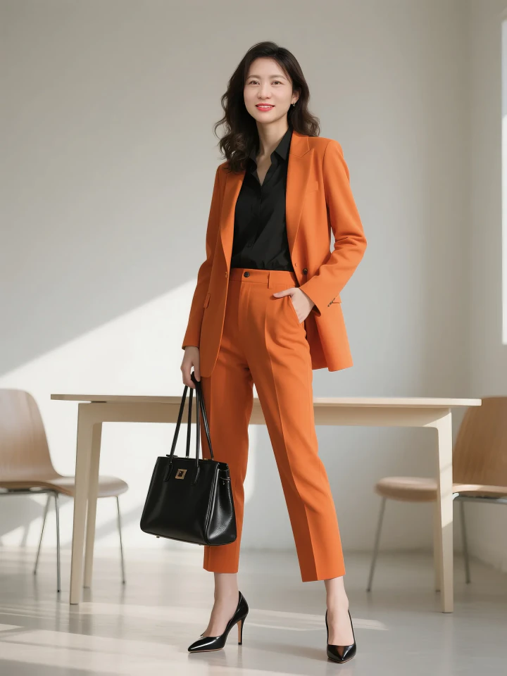 Aifaceu business identity, leaning on desk with natural lighting for high-end aesthetics.